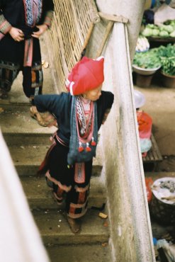 Dao rouge, marché de Sapa (Sapa, Lào Cai)