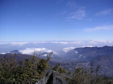 vue Ouest du Fansipan (3148m)