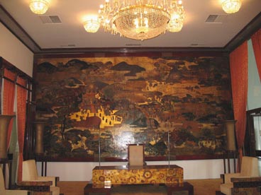 salle de présentation des lettres de créances, palais de la réunification (133 rue Nam Ky Khoi Nghia, quartier Ben Thanh, 1er arrondissement, Ho Chi Minh ville)