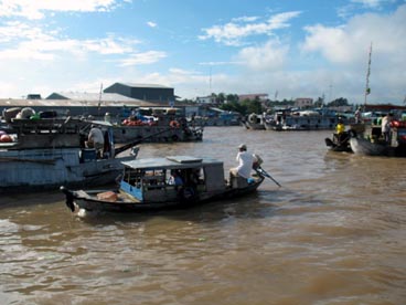 marché de Cai Rang, rivière Can Tho, Can Tho