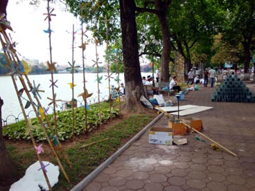 lac de l'épée restituée ou de l'épée (arrondissement de Hoan Kiem, Hanoi)