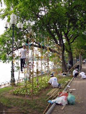 lac de l'épée restituée ou de l'épée (arrondissement de Hoan Kiem, Hanoi)