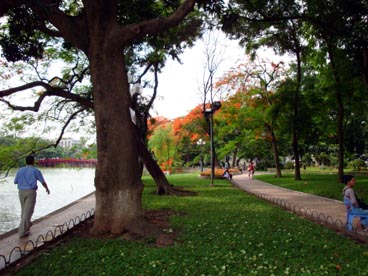 lac de l'épée restituée ou de l'épée (arrondissement de Hoan Kiem, Hanoi)