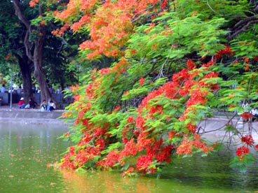 lac de l'épée restituée ou de l'épée (arrondissement de Hoan Kiem, Hanoi)