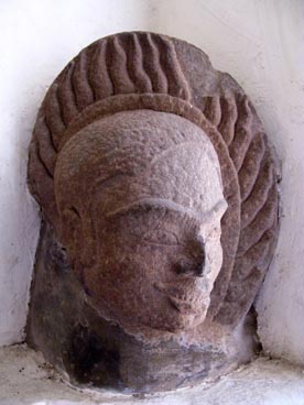 tête de Bouddha, musée Cham (Danang)