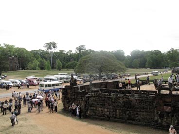 terrasse des éléphants, fin du XII° siècle, Angkor Thom, site d'Angkor (Siem Reap, Cambodge)