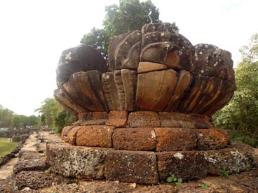 terrasse du roi lépreux, fin du XII° siècle, Angkor Thom, site d'Angkor (Siem Reap, Cambodge)