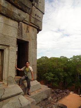Ta Keo ou Ta Kev (l'ancêtre Kèo) ou Prasat Kèo (la tour de cristal), vers l'an 1000, culte brahmanique, site d'Angkor (Siem Reap, Cambodge)