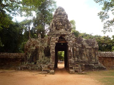Banteay Kdei (la citadelle des cellules), milieu du XII° au début du XIII° siècle, culte bouddhique, site d'Angkor (Siem Reap, Cambodge)