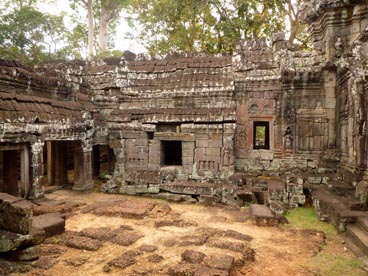 Banteay Kdei (la citadelle des cellules), milieu du XII° au début du XIII° siècle, culte bouddhique, site d'Angkor (Siem Reap, Cambodge)