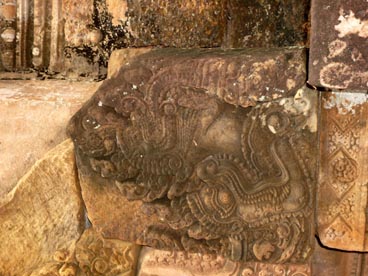 Banteay Srei (la citadelle des femmes), seconde moitié du XII° siècle, culte brahmanique, site d'Angkor (Siem Reap, Cambodge)