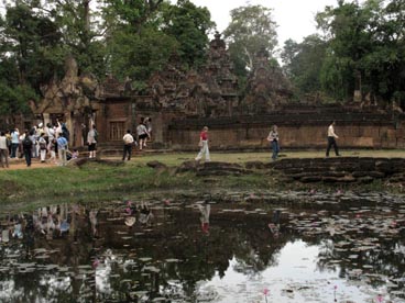 Banteay Srei (la citadelle des femmes), seconde moitié du XII° siècle, culte brahmanique, site d'Angkor (Siem Reap, Cambodge)