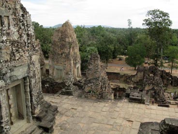 Pre Rup (tourner le corps), seconde moitié du X° siècle, culte brahmanique, site d'Angkor (Siem Reap, Cambodge)