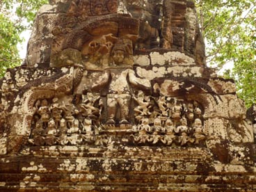 Ta Som (l'ancêtre Som), fin du XII° siècle, culte bouddhique, site d'Angkor (Siem Reap, Cambodge)
