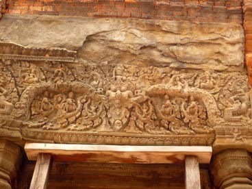 Lolei, fin du IX° siècle, culte brahmanique, site de Roluos (Siem Reap, Cambodge)
