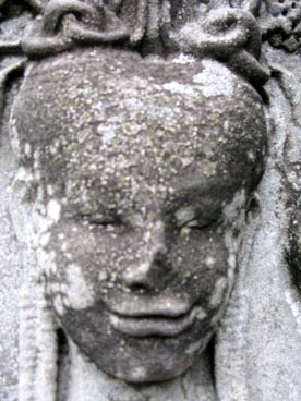 devata, Angkor Wat, première moitié du XII° siècle, culte brahmanique, site d'Angkor (Siem Reap, Cambodge)