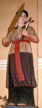 sainte Agnès Le Thi Thanh (1781-1841), église Tan Dinh (289 rue Hai Ba Trung, quartier 8, 3ème arrondissement, Ho Chi Minh ville) sainte Agnès Le Thi Thanh (1781-1841), église Tan Dinh (289 rue Hai Ba Trung, quartier 8, 3ème arrondissement, Ho Chi Minh ville)