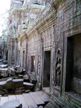Ta Prohm (l'ancêtre Brahmâ), milieu du XII° au début du XIII° siècle, culte bouddhique, site d'Angkor (Siem Reap, Cambodge)