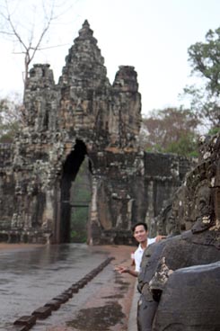 porte Sud, Angkor Thom, site d'Angkor (Siem Reap, Cambodge)