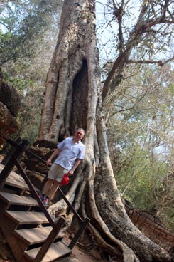 Ta Prohm (l'ancêtre Brahmâ), milieu du XII° au début du XIII° siècle, culte bouddhique, site d'Angkor (Siem Reap, Cambodge)