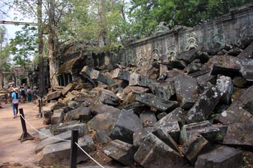 Ta Prohm (l'ancêtre Brahmâ), milieu du XII° au début du XIII° siècle, culte bouddhique, site d'Angkor (Siem Reap, Cambodge)