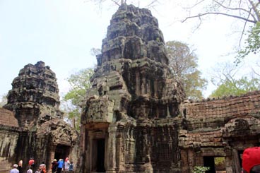 Ta Prohm (l'ancêtre Brahmâ), milieu du XII° au début du XIII° siècle, culte bouddhique, site d'Angkor (Siem Reap, Cambodge)