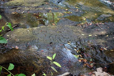 la rivière aux mille lingas, site de Phnom Kulen (Siem Reap, Cambodge)