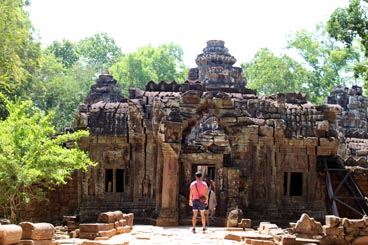 Ta Som (l'ancêtre Som), fin du XII° siècle, culte bouddhique, site d'Angkor (Siem Reap, Cambodge)