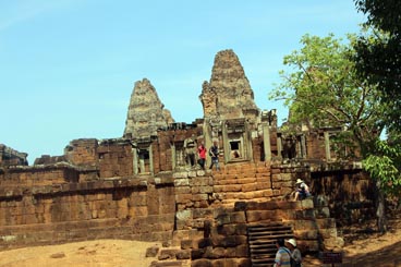 Mebon oriental, seconde moitié du X° siècle, culte brahmanique, site d'Angkor (Siem Reap, Cambodge)